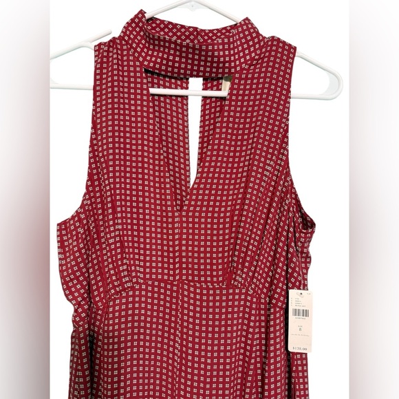 Maeve Red Halter Jumpsuit with Wide-Leg Design NWT - Picture 8 of 9